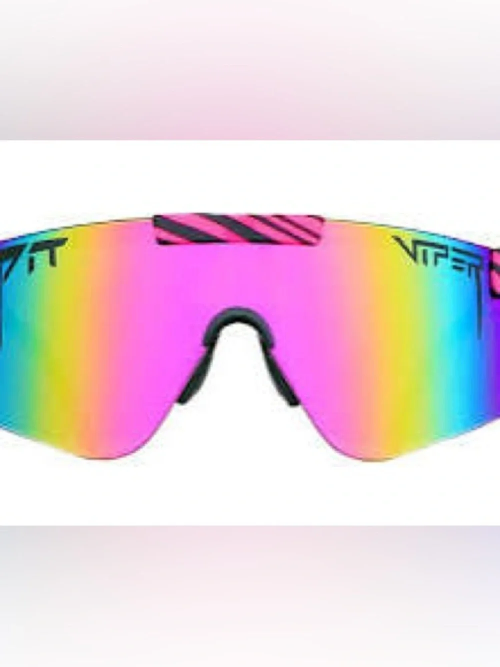 Pit Viper The Hot Tropics 2000 Sunglasses Mirrored Lens Hot Pink & Black Unisex